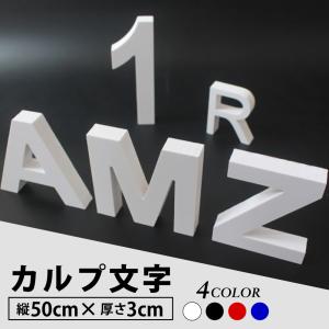 [Topkanban］カルプ文字 浮き文字 立体『英数字 縦50cm×厚さ：3cm』 店舗/飲食店/会社名/格安/丈夫/耐久性抜群 目立つカラー使用/全国配送 Karupu-a500｜topkanban