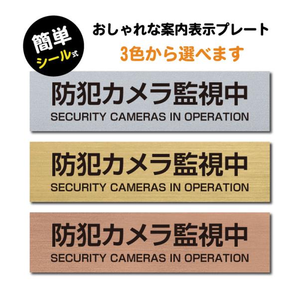 送料無料!ステンレス調 アクリル製 ステッカー プレート おしゃれ ドア  注意書き  防犯  小型...