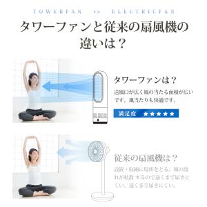 タワーファン 冷暖兼用タイプ ヒーター セラミ...の詳細画像5