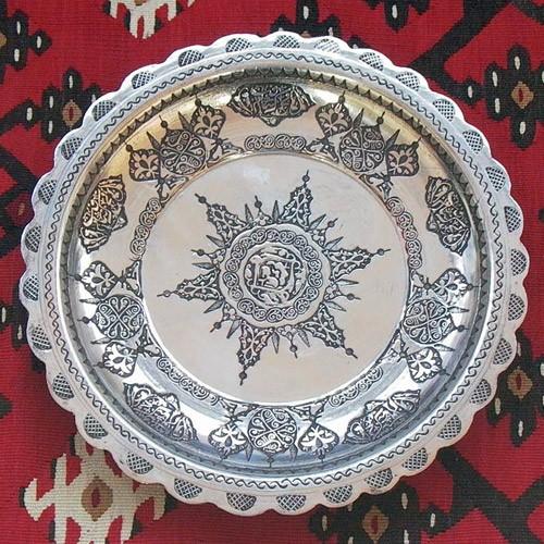 トルコ製 バクル(銅製品) CP-039 飾り皿（大）