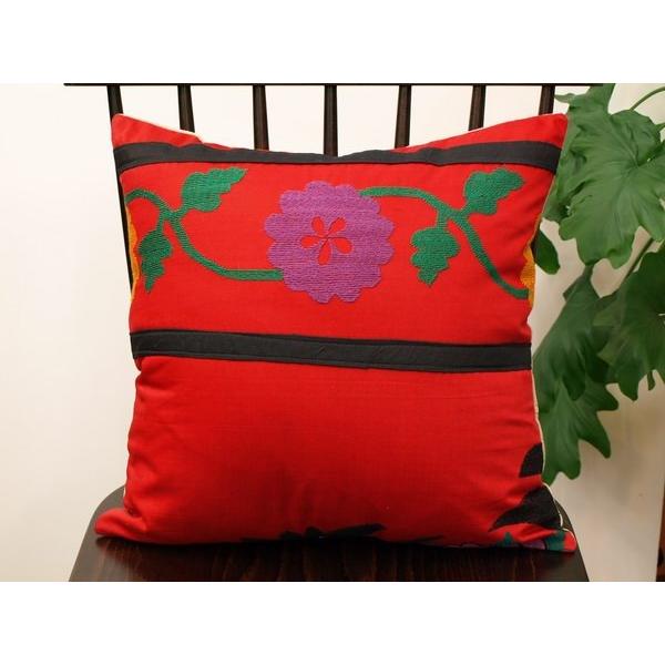 オールドスザンニ 刺繍 クッションカバー CZ-273 40x40cm