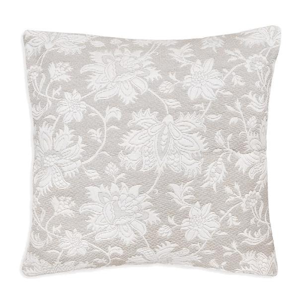 フランス製 ジャカード織クッションカバー40〜45cm角対応（両面同柄）FCC-ORT-BG オリエ...