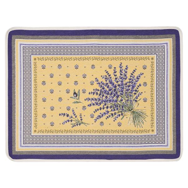 フランス製ジャカード織プレースマット◆FLM-CST-YL カスティヨン/イエロー