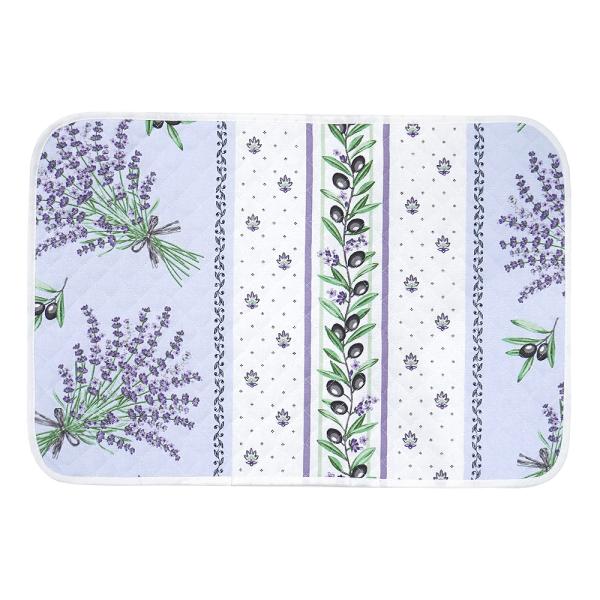 【メール便OK】フランス製 キルティングランチョンマット (両面使用可) FLMK-LRS-LV ロ...