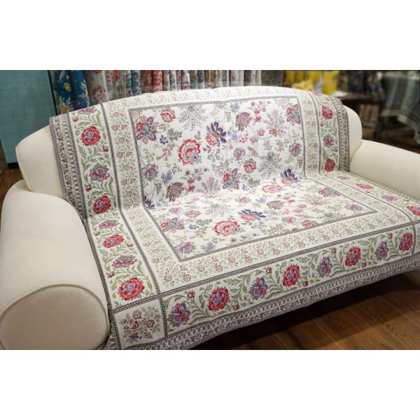 フランス製マルチカバー145x145cmサイズ◆FMC145-GRN-PK ガランス/ピンク