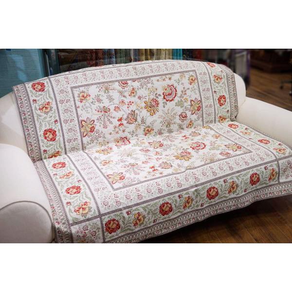 フランス製マルチカバー145x145cmサイズ◆FMC145-GRN-RD ガランス/レッド