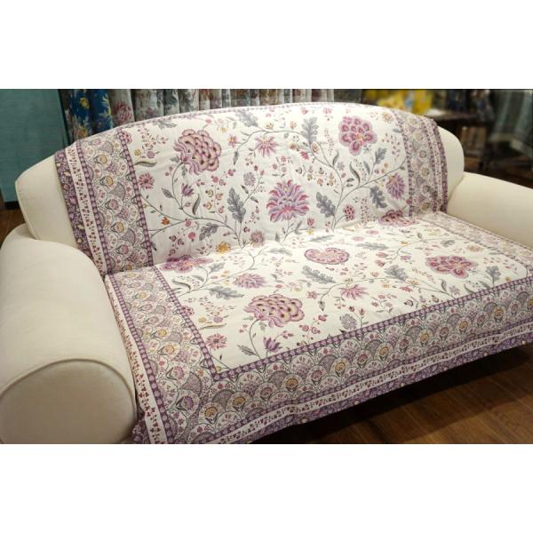 フランス製マルチカバー145x145cmサイズ◆FMC145-MNT-BL モンテスパン/パープル