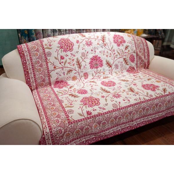 フランス製マルチカバー145x145cmサイズ◆FMC145-MNT-PK モンテスパン/ピンク