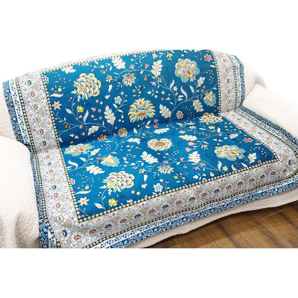 フランス製マルチカバー145x145cmサイズ◆FMC145-MNT-TL モンテスパン/ティール