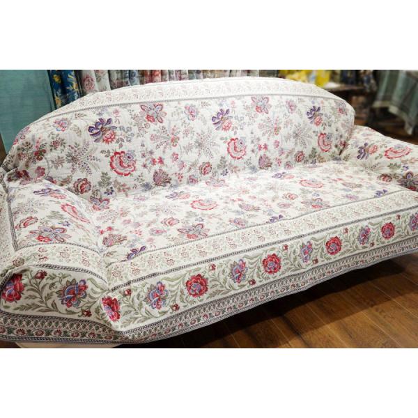 フランス製マルチカバー260x145cmサイズ◆FMC260-GRN-PK ガランス/ピンク