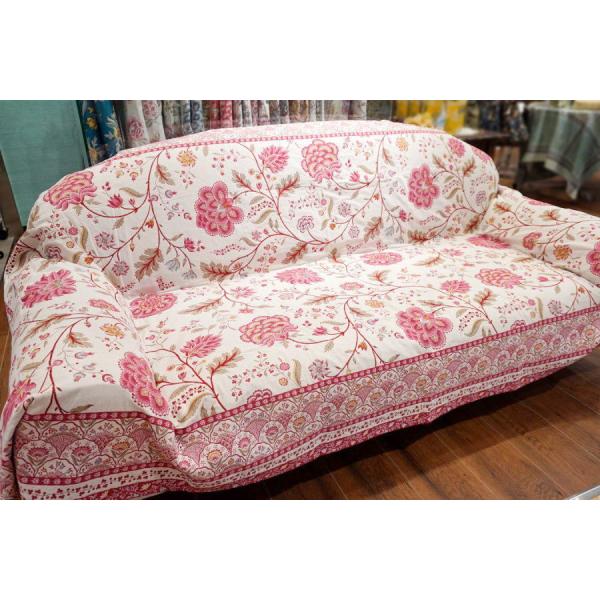 フランス製マルチカバー260x145cmサイズ◆FMC260-MNT-PK モンテスパン/ピンク