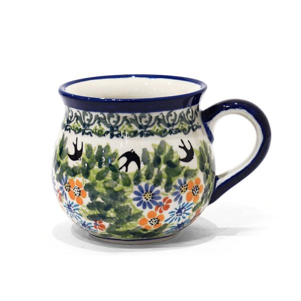ポーランド陶器　ポーリッシュポタリー 「ボレスワヴィエツ」 マグカップ（約220cc）　GU1452...