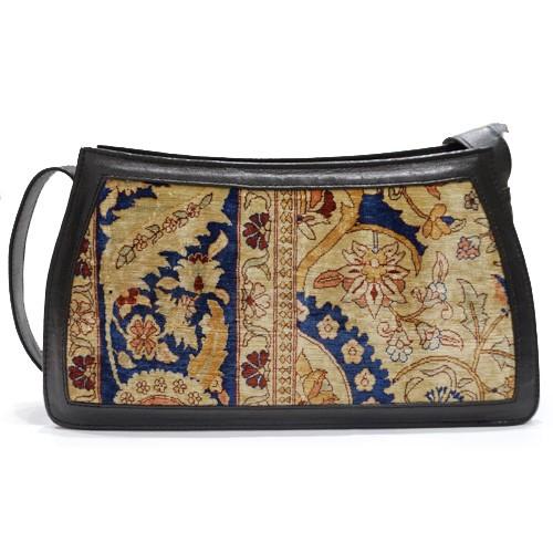 ヘレケ絨毯牛革ショルダーバッグ トルコ製 HS-BAG-L1-02