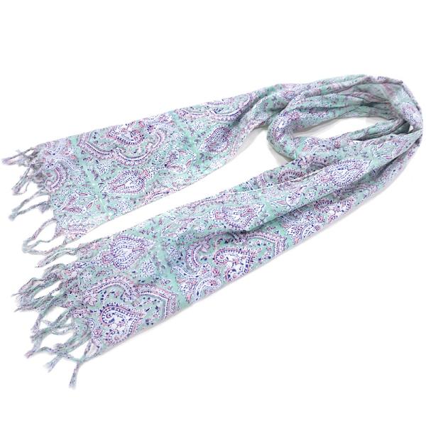 【メール便OK】ハンドブロックプリント コットンストール IBP-SCF011