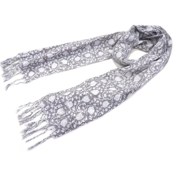 【メール便OK】ハンドブロックプリント コットンストール IBP-SCF017