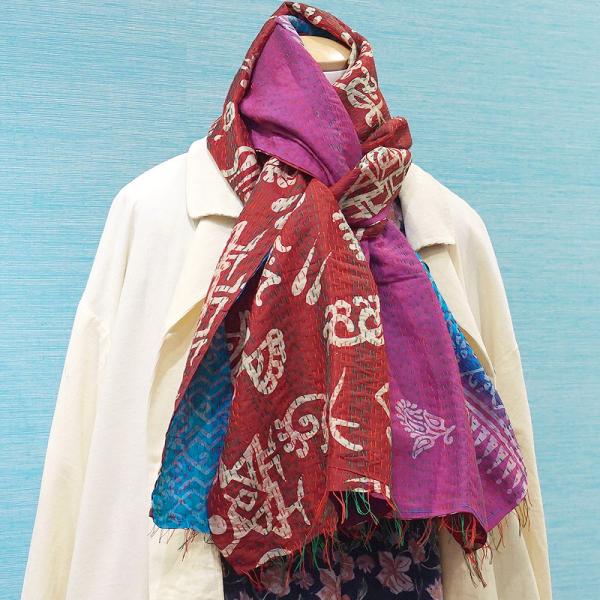 【メール便OK】カンタキルト リバーシブルストール KSCF-SILKS-004