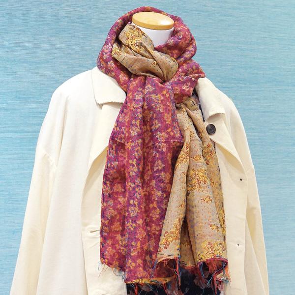 【メール便OK】カンタキルト リバーシブルストール KSCF-SILKS-006