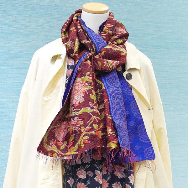 【メール便OK】カンタキルト リバーシブルストール KSCF-SILKS-010