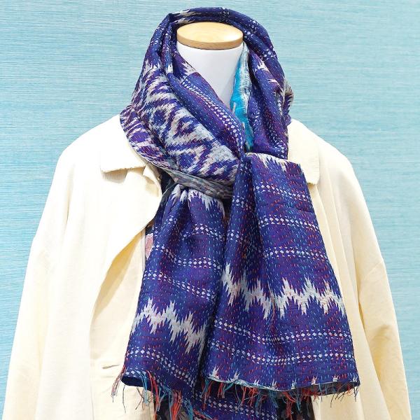 【メール便OK】カンタキルト リバーシブルストール　KSCF-SILKS-012