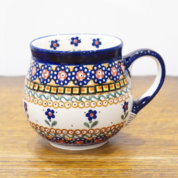 ポーランド陶器　ポーリッシュポタリー 「Millena」 マグカップ（約250ml） M0116-U...