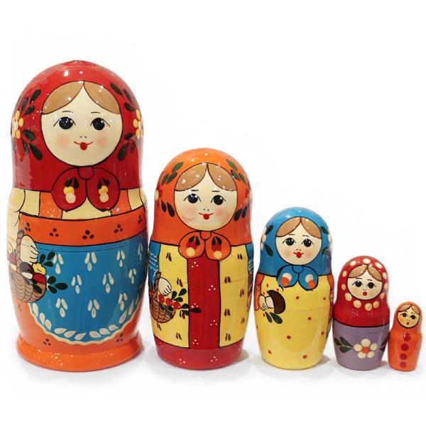 ロシア　セルギエフパサード　マトリョーシカ大（5P）　MAT-077