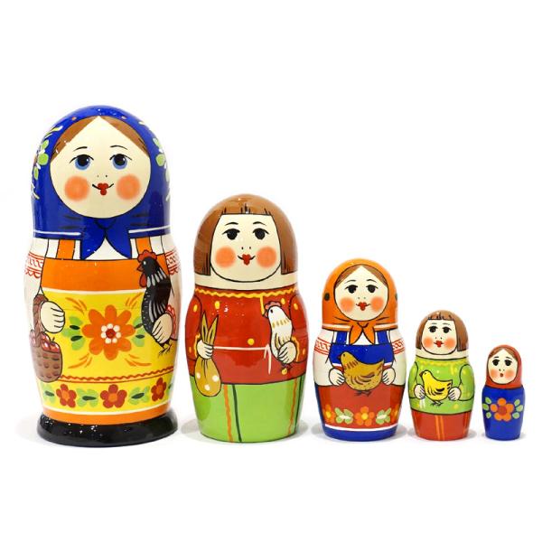 ロシア　セルギエフパサード　マトリョーシカ大（5P）　MAT-150