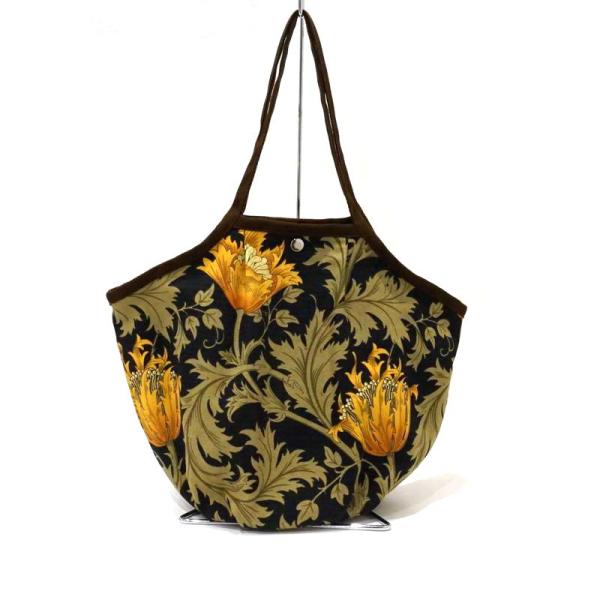 Morris Collection  アネモネ ラウンドバッグ Sサイズ/ブラック　MB-BL-S-...