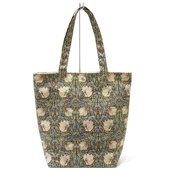 Morris Collection ピンパーネル トートバッグ 縦長Lサイズ/ブラウン　MB-TT-...