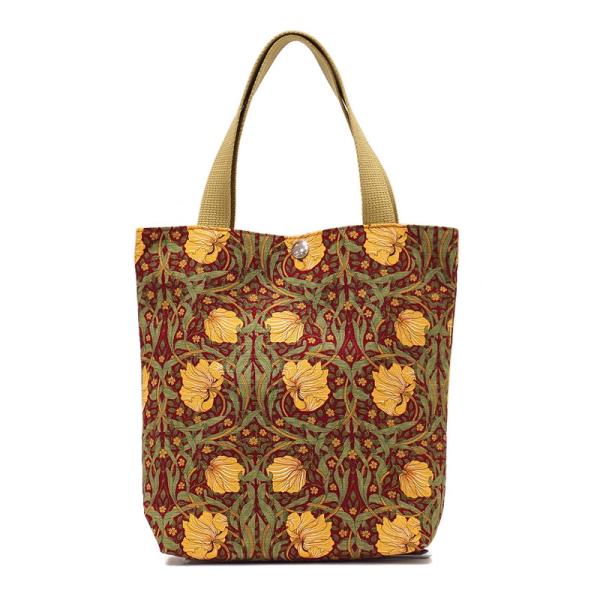 Morris Collection ピンパーネル トートバッグ 縦長Sサイズ/レッド　MB-TT-S...