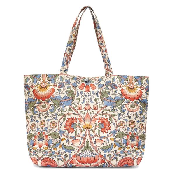 Morris Collection ロウデン トートバッグ 横長Lサイズ/ホワイト　MB-TTW-L...