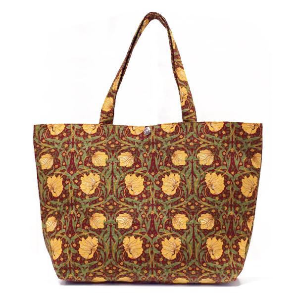 Morris Collection ピンパーネル トートバッグ 横長Lサイズ/レッド　MB-TTW-...