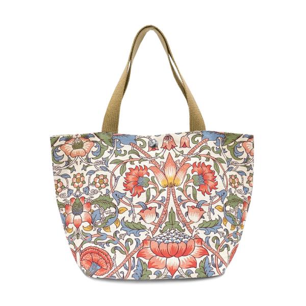 Morris Collection ロウデン トートバッグ 横長Sサイズ/ホワイト　MB-TTW-S...