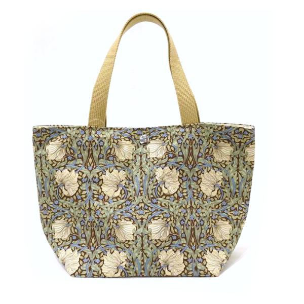 Morris Collection ピンパーネル トートバッグ 横長Sサイズ/ブラウン　MB-TTW...