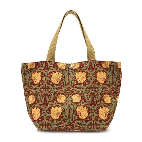 Morris Collection ピンパーネル トートバッグ 横長Sサイズ/レッド　MB-TTW-...