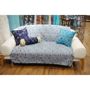 トルコ製 マルチカバー(ベッドカバー/ソファカバー) シングルサイズ MC-S-ZKGY ざくろ柄/...