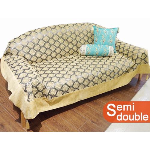 トルコ製 マルチカバー(ベッドカバー/ソファカバー) セミダブルサイズ MC-SW-PKYL ピーコ...