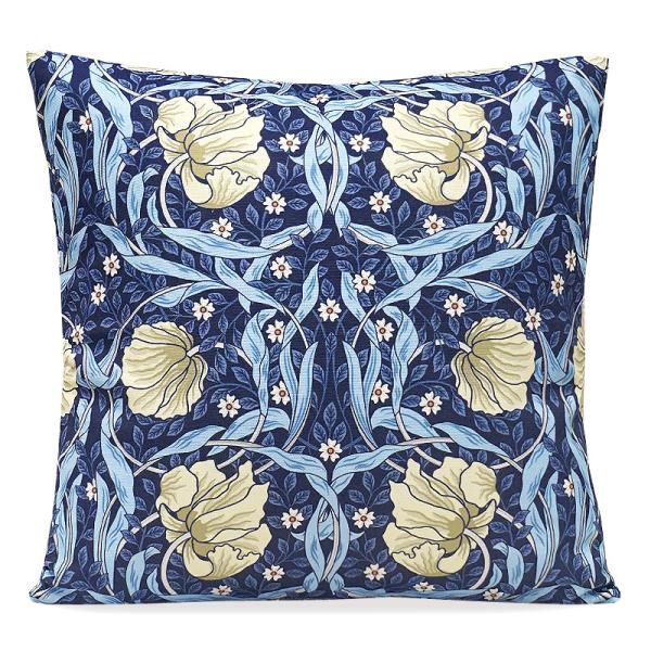 Morris Collection クッションカバー（45cm） ピンパーネル/ネイビー MCC-P...