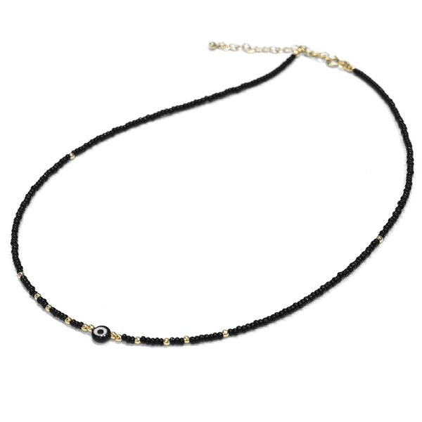 【メール便ＯＫ】トルコ製 ナザールボンジュウ トルコのお守り ビーズネックレス N-NBEADS-0...