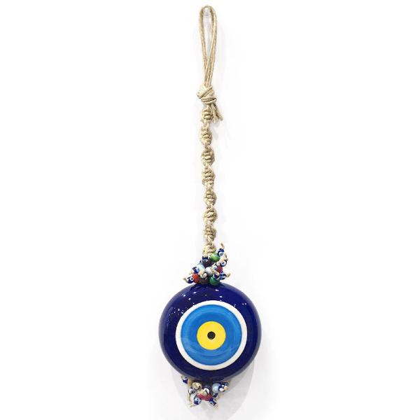 トルコ製 ナザールボンジュウオーナメント 陶器製/目玉直径11cm N-OCERAMIC-L