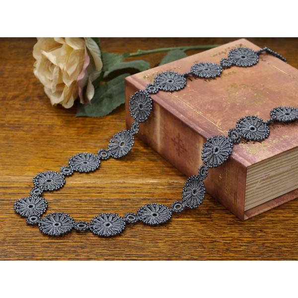 トルコ製 トゥーオヤ ネックレス OYA-NT-GRXY-GY ギャラクシー/グレー