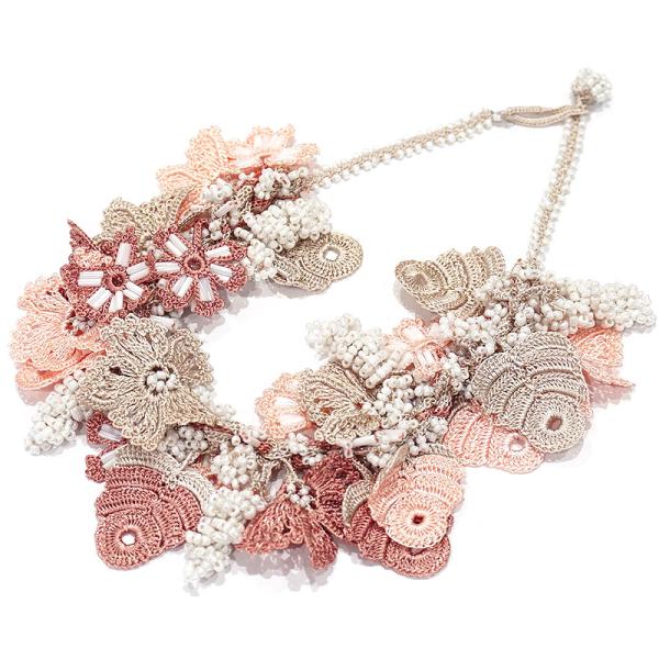 トルコ製 トゥーオヤ ネックレス OYA-NT-LUXE-PK リュクス/ピンク