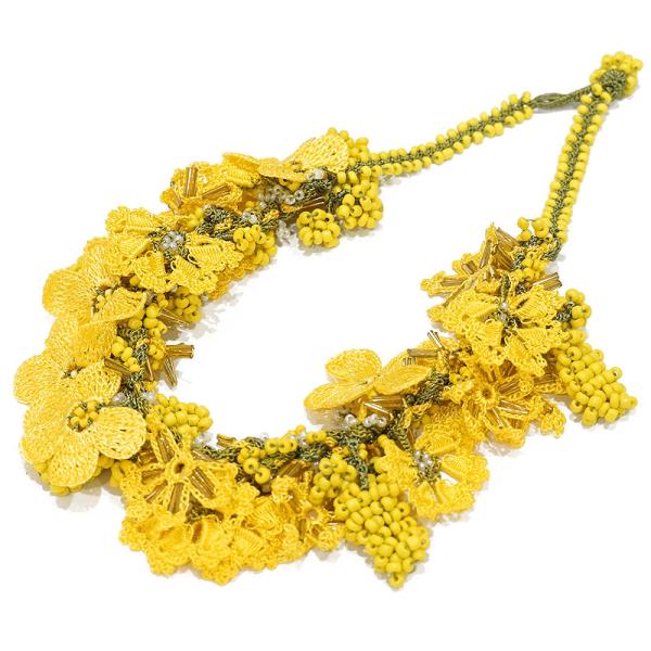 トルコ製 トゥーオヤ ネックレス OYA-NT-LUXE-YL リュクス/イエロー