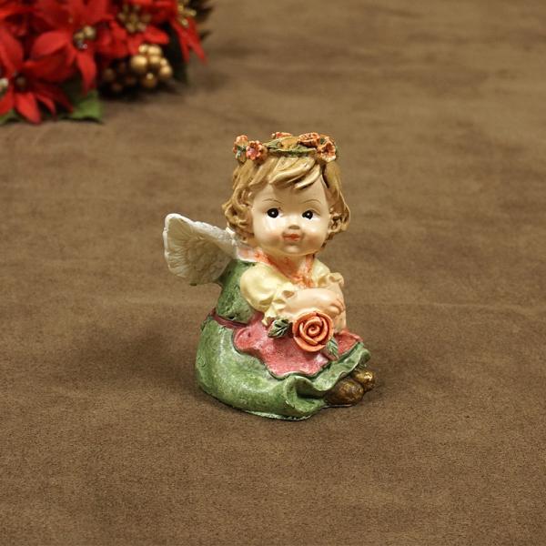 ザルツブルグのクリスマス飾り　天使/花冠　RSP-AGL-FOLK1