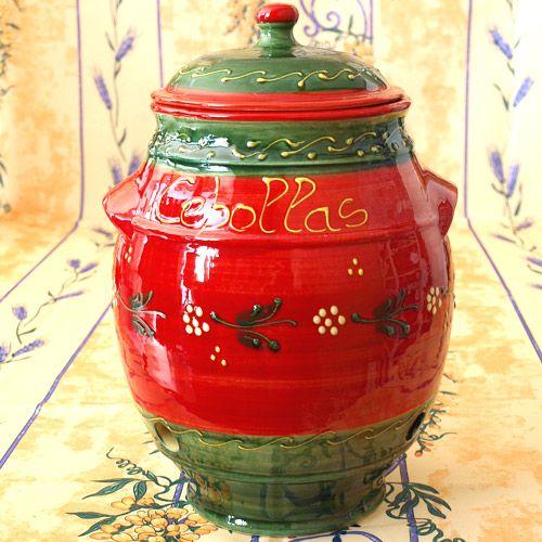 スペイン陶器 SP-BAE-C ベジタブルポット 野菜ストッカー