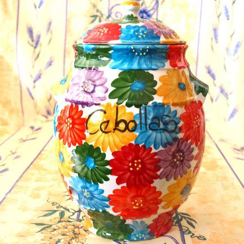 スペイン陶器 SP-MF-C ベジタブルポット 野菜ストッカー