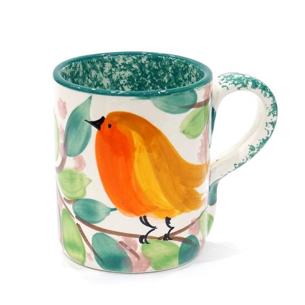 スペイン陶器 SPL-MG4608BD ストレートマグ バード