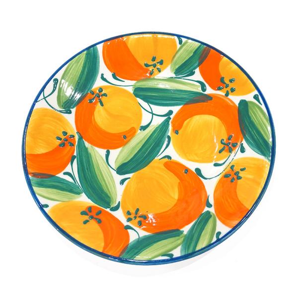 スペイン陶器 SPL-PL4606OR プレート 16cm オレンジ