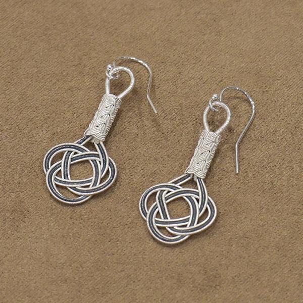 トルコ伝統の銀線細工 カザジェ ピアス SV-E-KZ-BW1