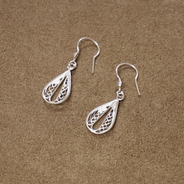 トルコ伝統の銀線細工 テルキャーリ ピアス　SV-E-TK002