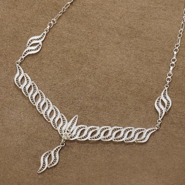 トルコ伝統の銀線細工 テルキャーリ ネックレス　SV-N-TK001